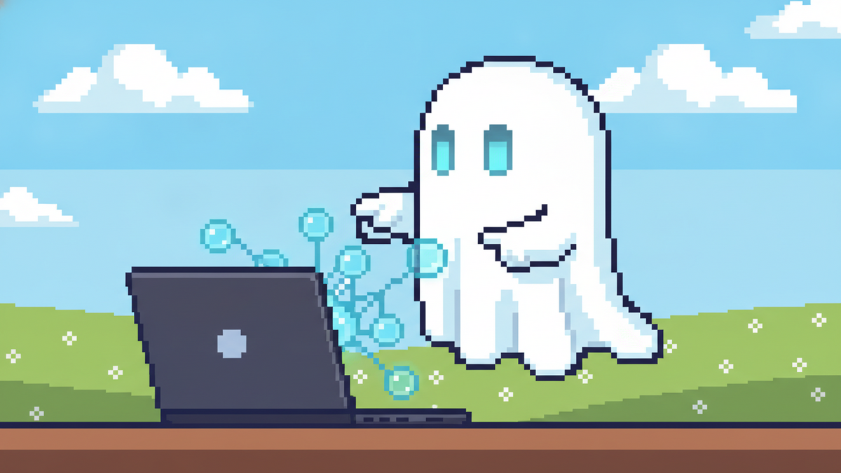 Brand mascot: The mascot is the central focus of every header image and must adhere to strict design rules: Body: A simple, flowing white ghost sheet with visible ripples at the bottom. Face: Two vibr