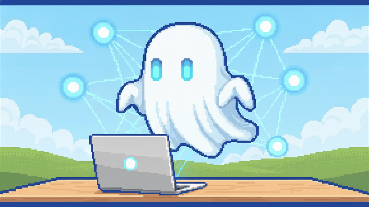 Brand mascot: The mascot is the central focus of every header image and must adhere to strict design rules: Body: A simple, flowing white ghost sheet with visible ripples at the bottom. Face: Two vibr
