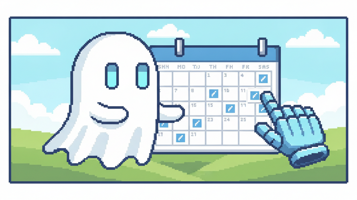 Brand mascot: The mascot is the central focus of every header image and must adhere to strict design rules: Body: A simple, flowing white ghost sheet with visible ripples at the bottom. Face: Two vibr