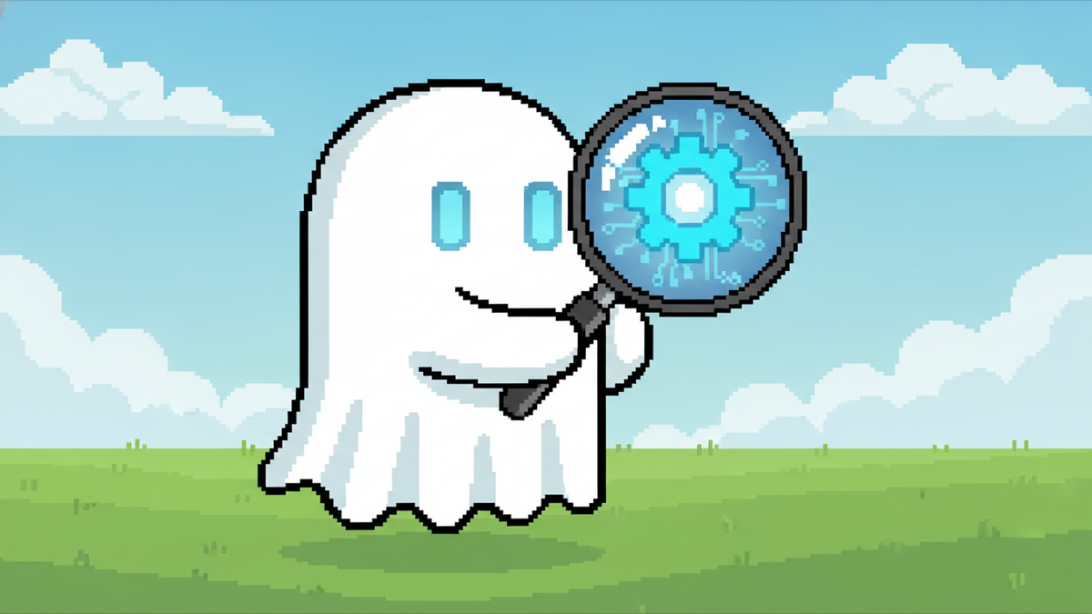 Brand mascot: The mascot is the central focus of every header image and must adhere to strict design rules: Body: A simple, flowing white ghost sheet with visible ripples at the bottom. Face: Two vibr