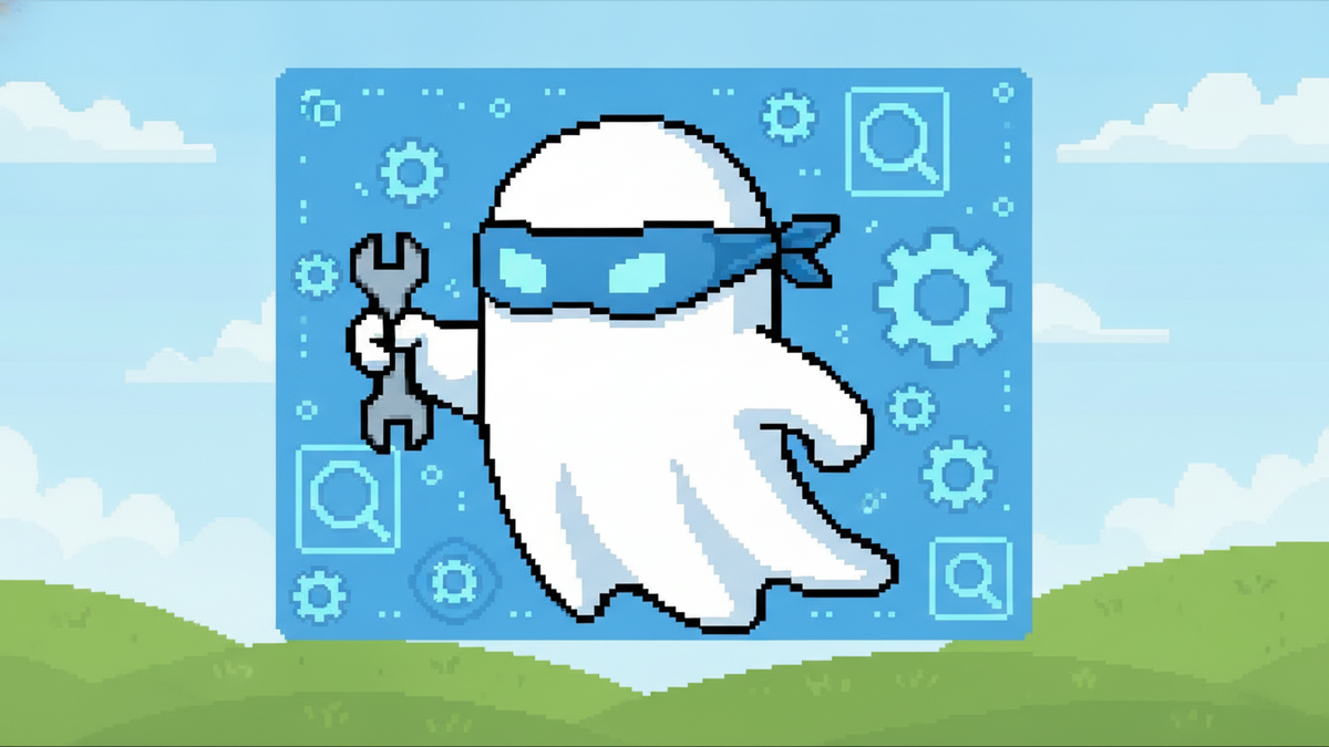 Brand mascot: The mascot is the central focus of every header image and must adhere to strict design rules: Body: A simple, flowing white ghost sheet with visible ripples at the bottom. Face: Two vibr