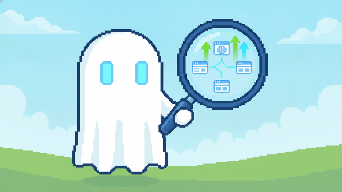 Brand mascot: The mascot is the central focus of every header image and must adhere to strict design rules: Body: A simple, flowing white ghost sheet with visible ripples at the bottom. Face: Two vibr
