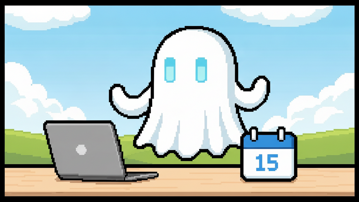 Brand mascot: The mascot is the central focus of every header image and must adhere to strict design rules: Body: A simple, flowing white ghost sheet with visible ripples at the bottom. Face: Two vibr