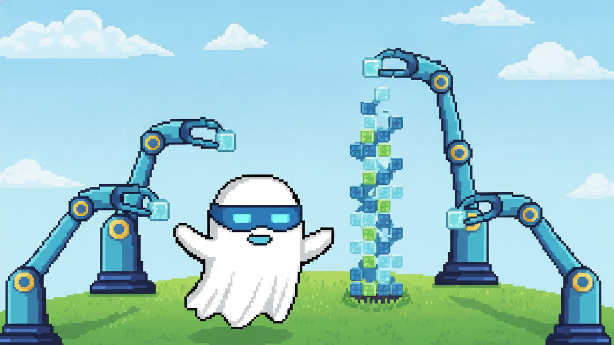Brand mascot: The mascot is the central focus of every header image and must adhere to strict design rules: Body: A simple, flowing white ghost sheet with visible ripples at the bottom. Face: Two vibr